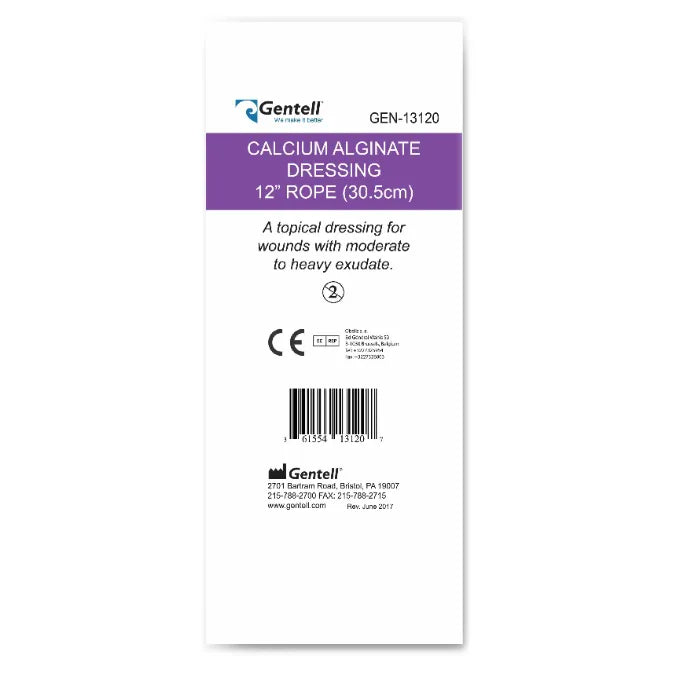 Cardinal Health CALCIUM ALGINATE AG ROPE (1"X12") – 5/Box