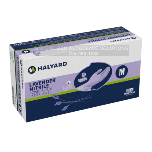 KC100 Lavender Nitrile Exam Gloves Medium Box x250 Ref. KIM 52818 - Halyard