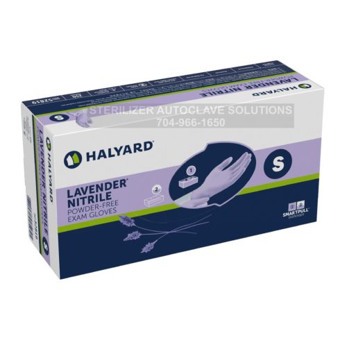 KC100 Lavender Nitrile Exam Gloves Small Box x250 Ref. KIM 52817 - Halyard