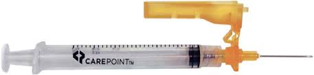 Alex Orthopedics Hypodermic Needle Carepoint Safety Hinged Safety – 50/Box