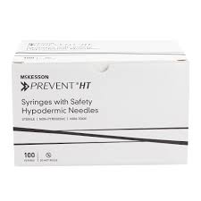 McKesson Needle Prevent Safety 27G X 1/2" – 100/Box