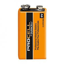Duracell Alkaline Battery Procell 9V Cell 9V Dis – 12/Box