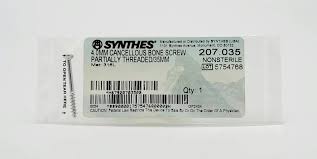DePuy Synthes 4.0MM CANCELLOUS BONE SCREW, PARTIALLY THREADED 35MM – 1 ea