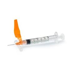 McKesson SYRINGE/NDL, SAFETY PREVENT ORG 3CC 25GX1" ( – 100/Box