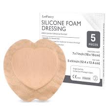 Molnlycke Border Foam Sacrum Ag (7"X7) (10EA/BOX) – 10/Box