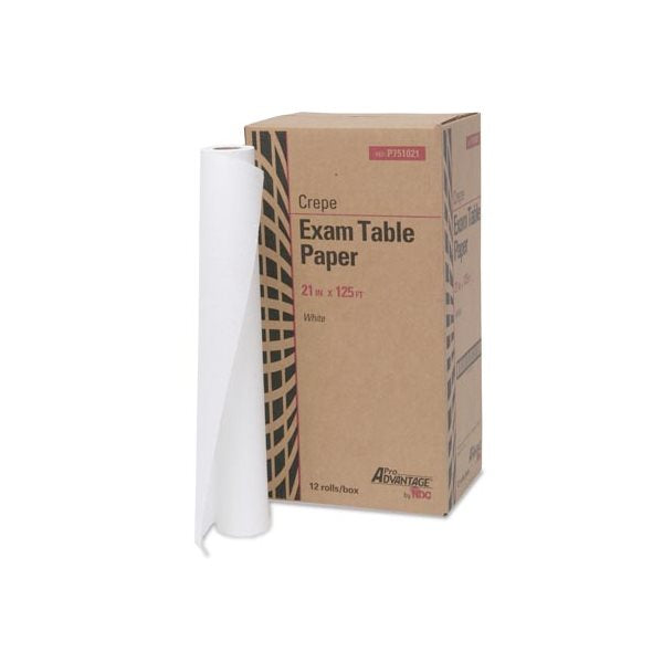 Pro Advantage Exam Table Paper, 18" X 125 Ft – 12/Box