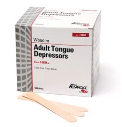Pro Advantage Tongue Depressor, Adult 6" X 11/16" – 10/Box