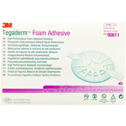 3M Tegaderm High Performance Adhesive Foam Dressi – 10/Box
